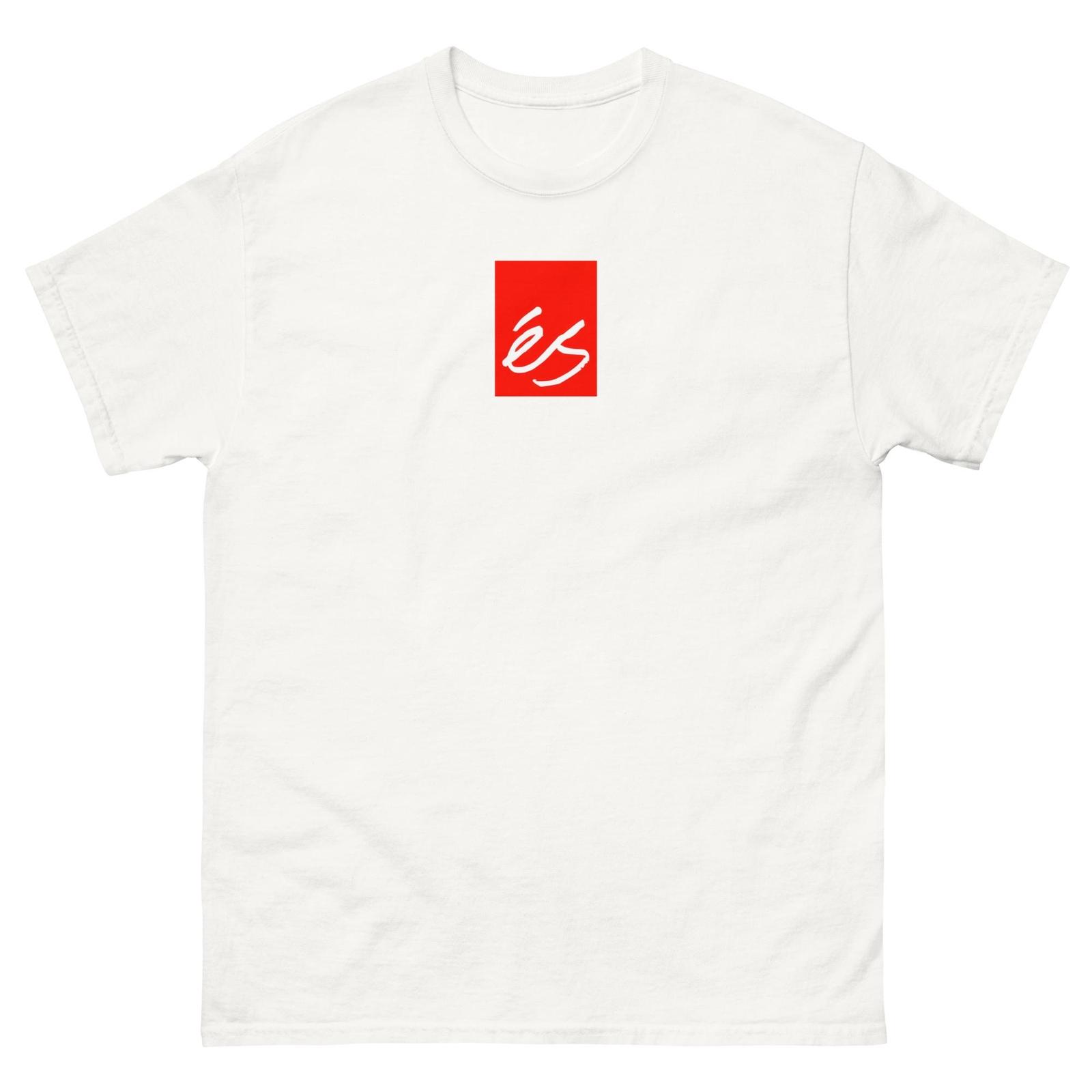 2026 ES Skateboards 90s Logo T-Shirt Graphic T-Shirt High-end Luxury Unisex Style Both of Men and Women S разноцветный