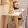 Furniture Model Table Nice-looking Realistic Wood Dollhouse Coffee Small Table Leisure Mini Model for 1/12 Doll House