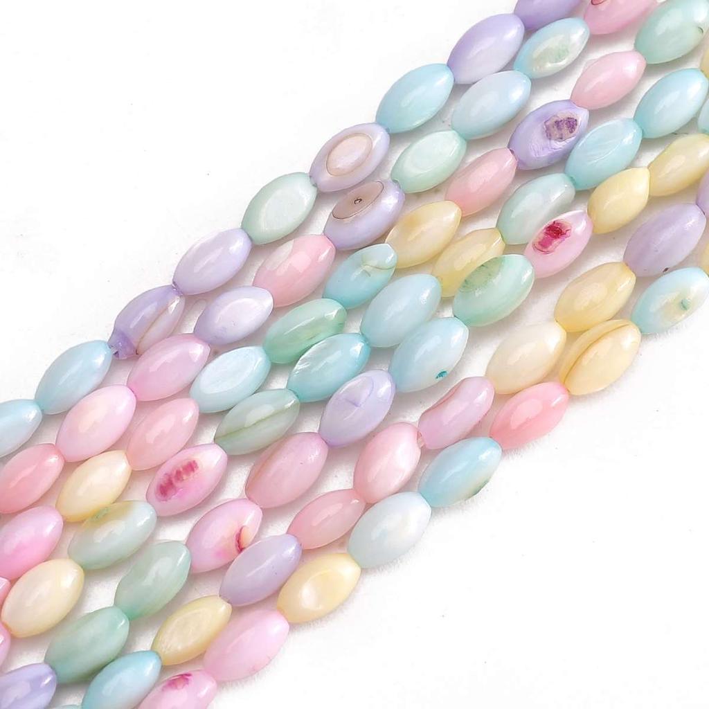 Natural Seashell Moon Round Star Beads For DIY Necklace Bracelet Earrings Jewelry Making