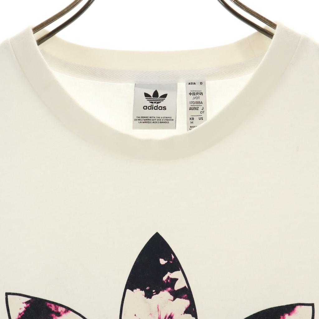Adidas Originals Trefoil Logo Short Sleeve T-shirt OT White Women Used