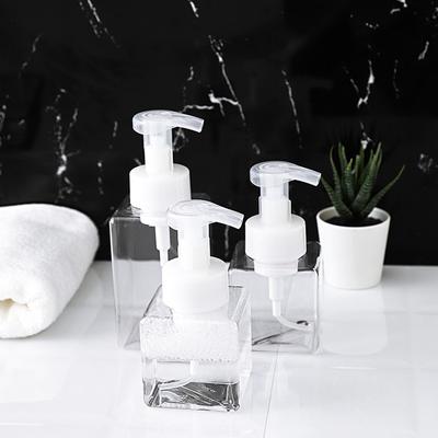 250/450 ml großer Schaumspender, Pumpflaschen aus Kunststoff, Mini-Leerseife, nachfüllbare Flasche für Reiseshampooflaschen