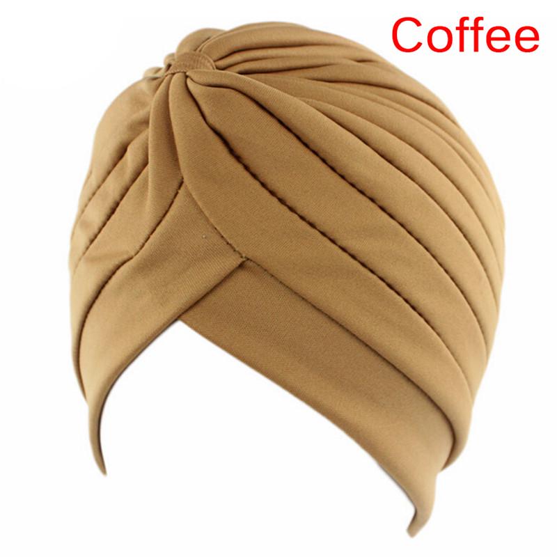Fashion Men Women Stretchable Soft Indian Style Turban Hat Head Wrap Band Cap