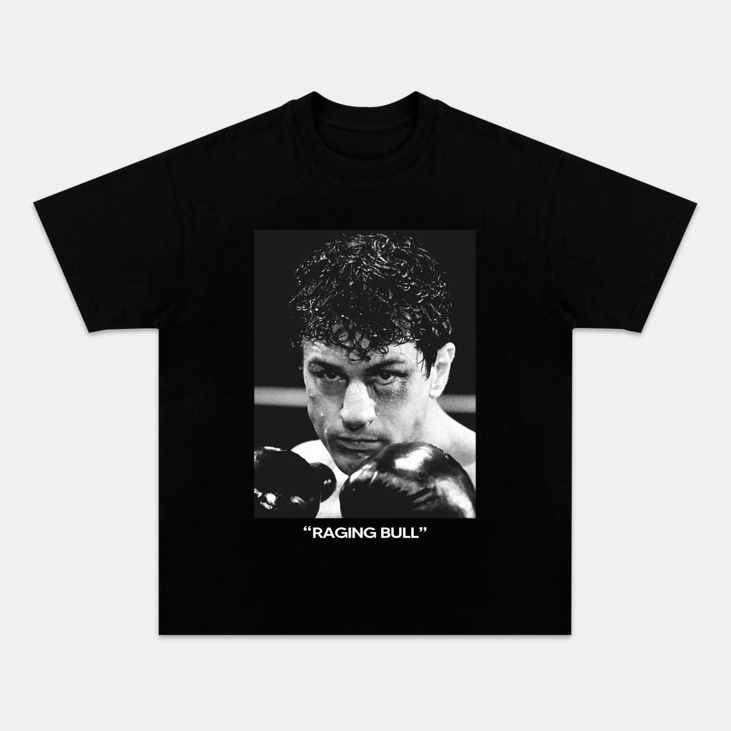 Raging Bull Jake LaMotta Vintage Boxing Movie Graphic TShirt Unisex Women Casual Cotton Streetwear Fans Top 3XL