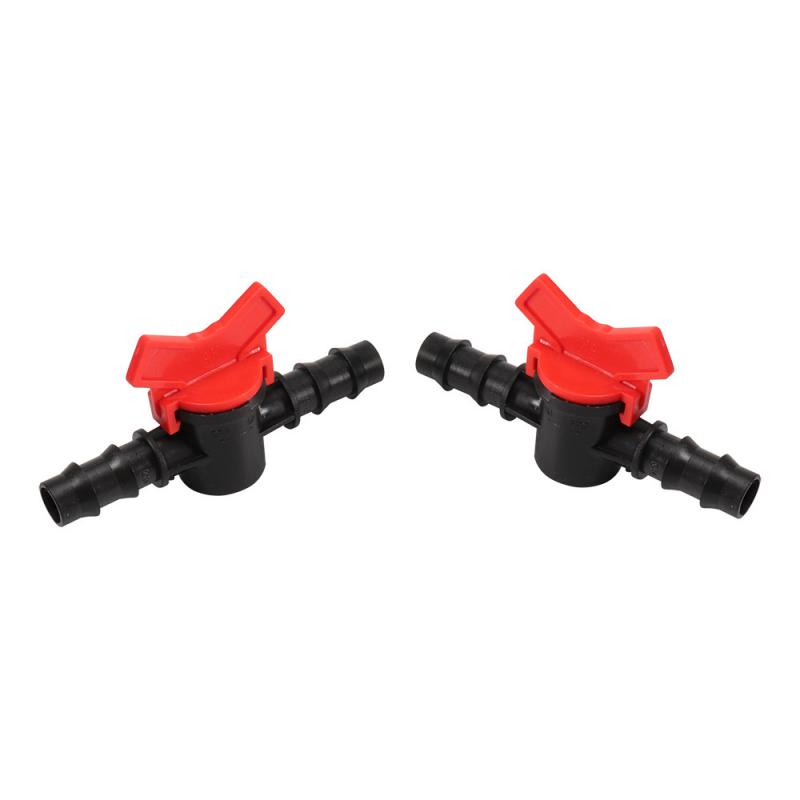 1~10PCS Waterstop Barb Connector Mini Valve 16mm 20mm 25mm 4/7mm 8/11mm Drip Irrigation Garden Hose 1/4 1/2 3/4 Watering System