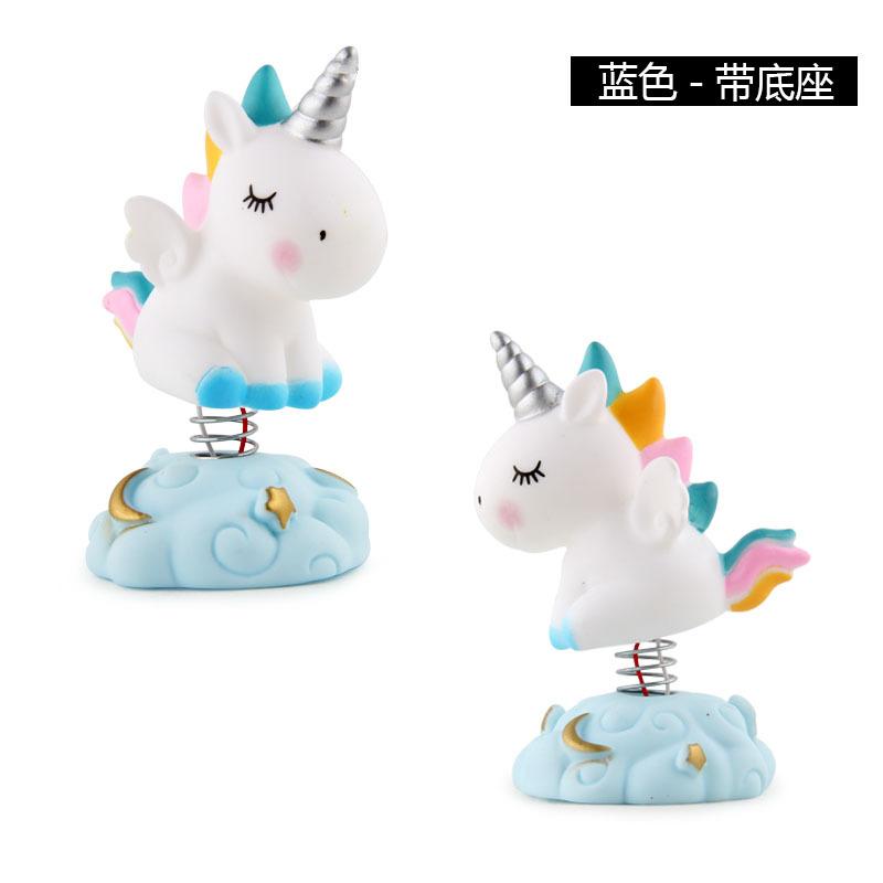Cake Decoration, Unicorn Light Base, Animal Ornament, Rainbow Rocking Horse, Trojan Horse, Car Doll Doll.