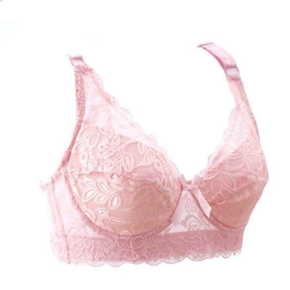 Women's Sexy Lingerie Underwear Ultra-thin Cotton Lace Bra Deep V Push-up Bra Breathable Sexy Bra