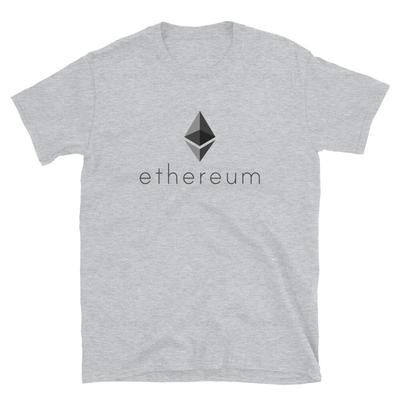 ETH Logo Light T-Shirt Krypto-Händler Geschenk Investor Trading Tee