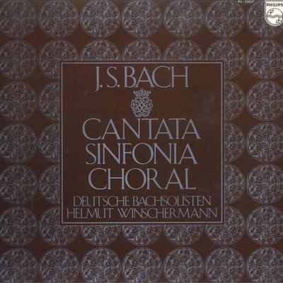 LP Record HELMUT WINSCHERMANN DEUTSCHE BACHS J. S. Bach Cantata Sinfonia Chor PL1007 PHILIPS 1976 Japan Classical Used