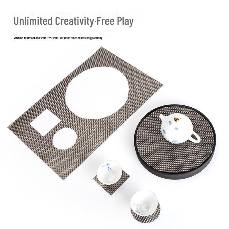 UOSO New Chinese Style Zen Bamboo Tea Mat