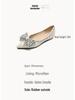 Weiwei Girl 5933-8 Rhinestone Pointed Toe Flats Low-Cut Slip-On Moccasins 2023