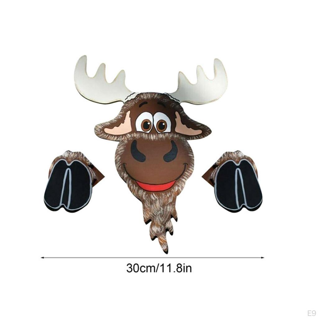 Décorations de clôture de Noël, vacances, extérieur, clôture, décor, joli panneau de jardin, ornement pour