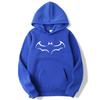 Moda Yarasa Baskılı Erkek Kapüşonlu Sweatshirt Sonbahar Kış Kapüşonlu Eşofman Üstü Günlük Erkek Kapüşonlu Sweatshirt Ceket Sudadera Hombre Kapüşonlu Sweatshirtler Erkek
