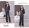 Chic Cashmere Cardigan & Slimming Sportswear Set for Women - 2025 Spring/Autumn Running Suit, Two-Piece.
