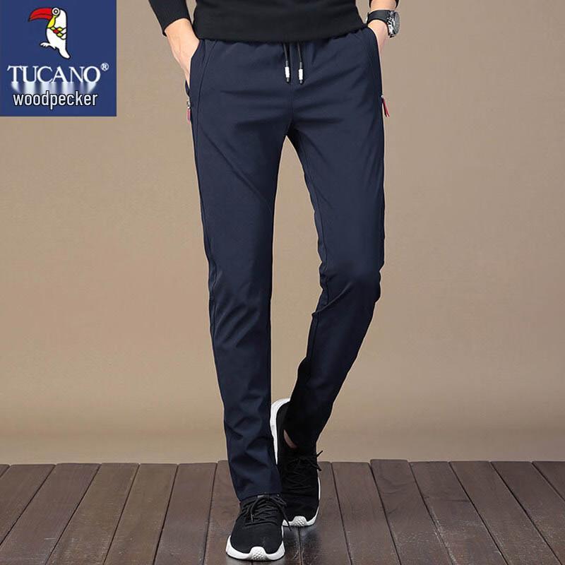 TUCANO Men s Summer Lightweight Slim Casual Pants 28