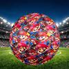 Super Mario Print Size 5 Soccer Ball, PU Wear Resistant Football for Match Training and Daily Practice, Birthday Gift for Soccer Fans
