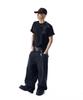 AAKAM Cros2 Printed Half Top (Black)
