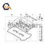 Aluminum Engine Valve Cover For BMW Mini R55 R56 R57 R58 R59 2007-2015 11127646555 11127585907 11127572854 11127561714