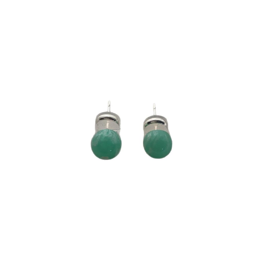 Dopamine Girl Summer Fresh Color Simple Design Sense Unique Retro Temperament Earrings Versatile Stud Earrings Niche
