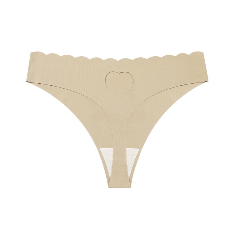 FINETOO 1 ks Dámské bezešvé tanga, s leopardím vzorem, červenými rty, ve tvaru srdce, módní, prodyšné, rychleschnoucí spodní prádlo, dárek k Valentýnu