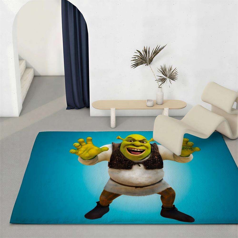 Klassieke Film S-ShrekS Vloermat Eco-vriendelijke Flanellen Deurmat Antislip Geurloos Zacht Kort Pluche Binnen Vloerkleed