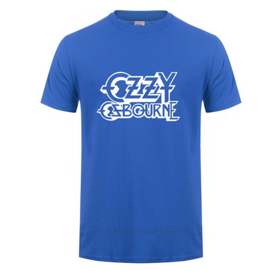 2024 Summer Ozzy Osbourne T Shirts Printed Men Brand Hip Hop Short Sleeve Tshirt Custom Printed Punk Rock Custom Tshirt
