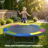 305X30cm Foldable and Portable Trampoline Cover. Made of Plastic, PE, and Foam. Multicolored