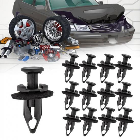 50X Nylon Car Radiator Core Support Upper Panel Cover Retainer Clip Accessories