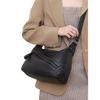 Cowhide Shoulder Women's Bag Large Capacity, Women's Fashion Simple Tote Bag Practical Commuter Bag Multi-compartment Soft