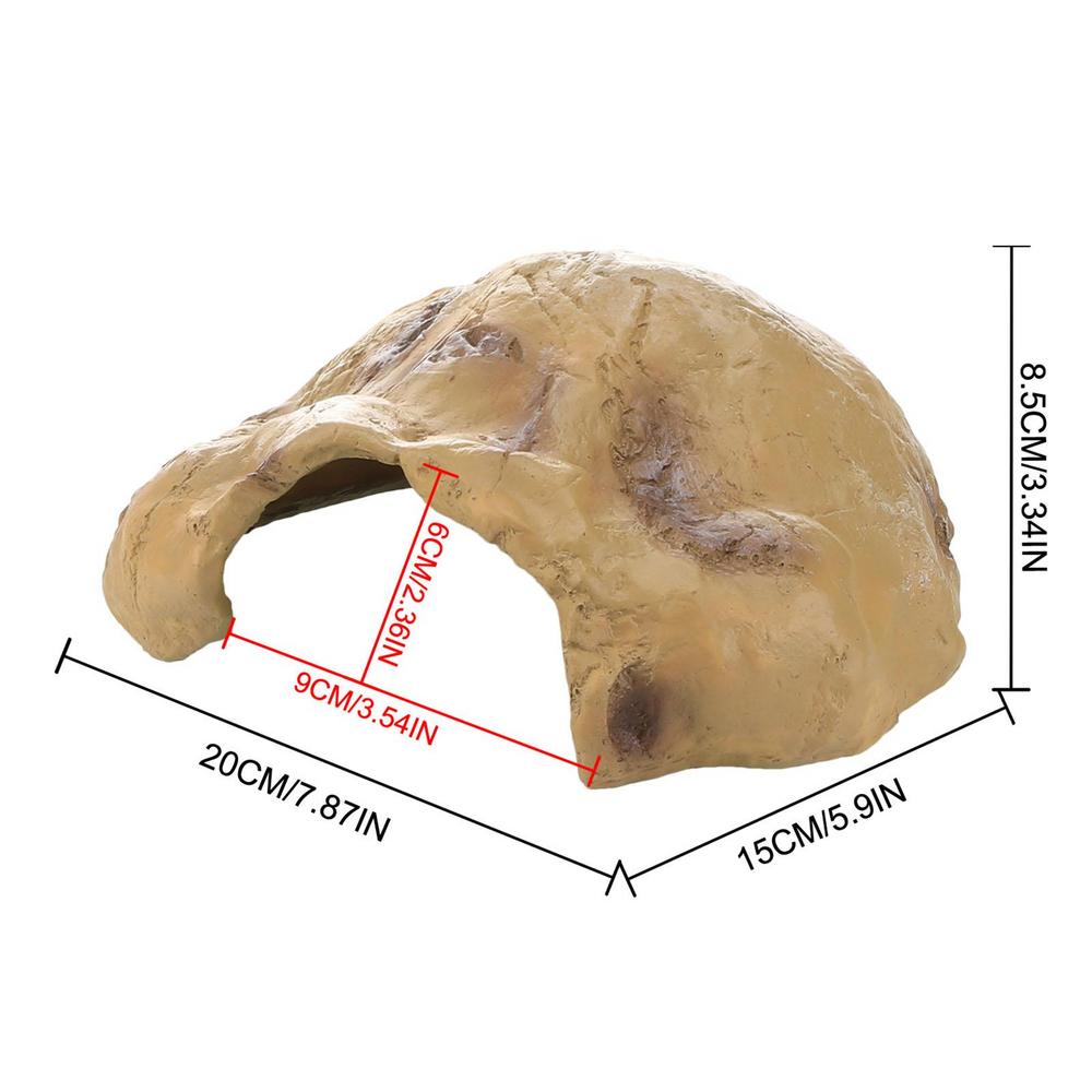 Aquarium Dekoration Felsenhöhlen Natürlich Reptilien Versteckfelsenhöhle Versteck Schildkrötenhöhle Beckenzubehör Für Reptilien Eidechsen