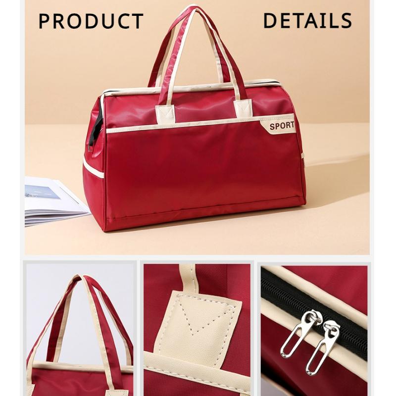 2025 Neue Einfache Mode Tourentasche Freizeit Kurzstrecken Reisegepäcktasche Oxford Wasserdicht Große Kapazität Sport Fitness Tasche Unisex Yoga Tasche