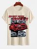 Unisexs Pure Cotton Solid Color Tshirt Casual Round Neck Short Sleeve Automotive Street Style Top