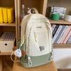 Schoolbag Korean version Japanese ins new schoolbag for junior and high school students simple and cute versatile large-capacity travel backpack