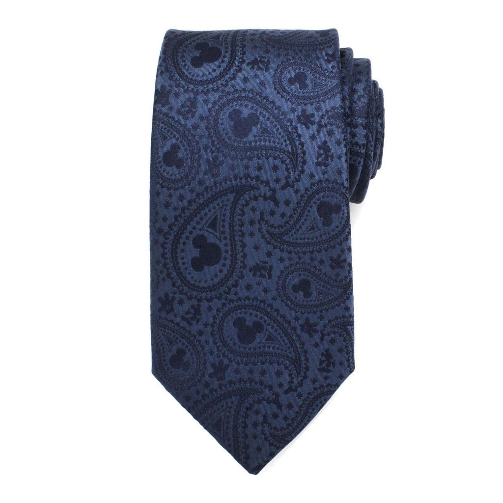 Cufflinks Mickey Mouse Navy Paisley Tie (dn-mps-bl-tr)