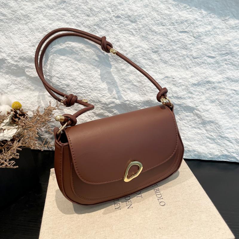 Light Luxury High-end Texture Niche Magnetic Buckle Handbag Trendy New Small Square Bag Women's Fashion Casual Shopping Messenger Bag
