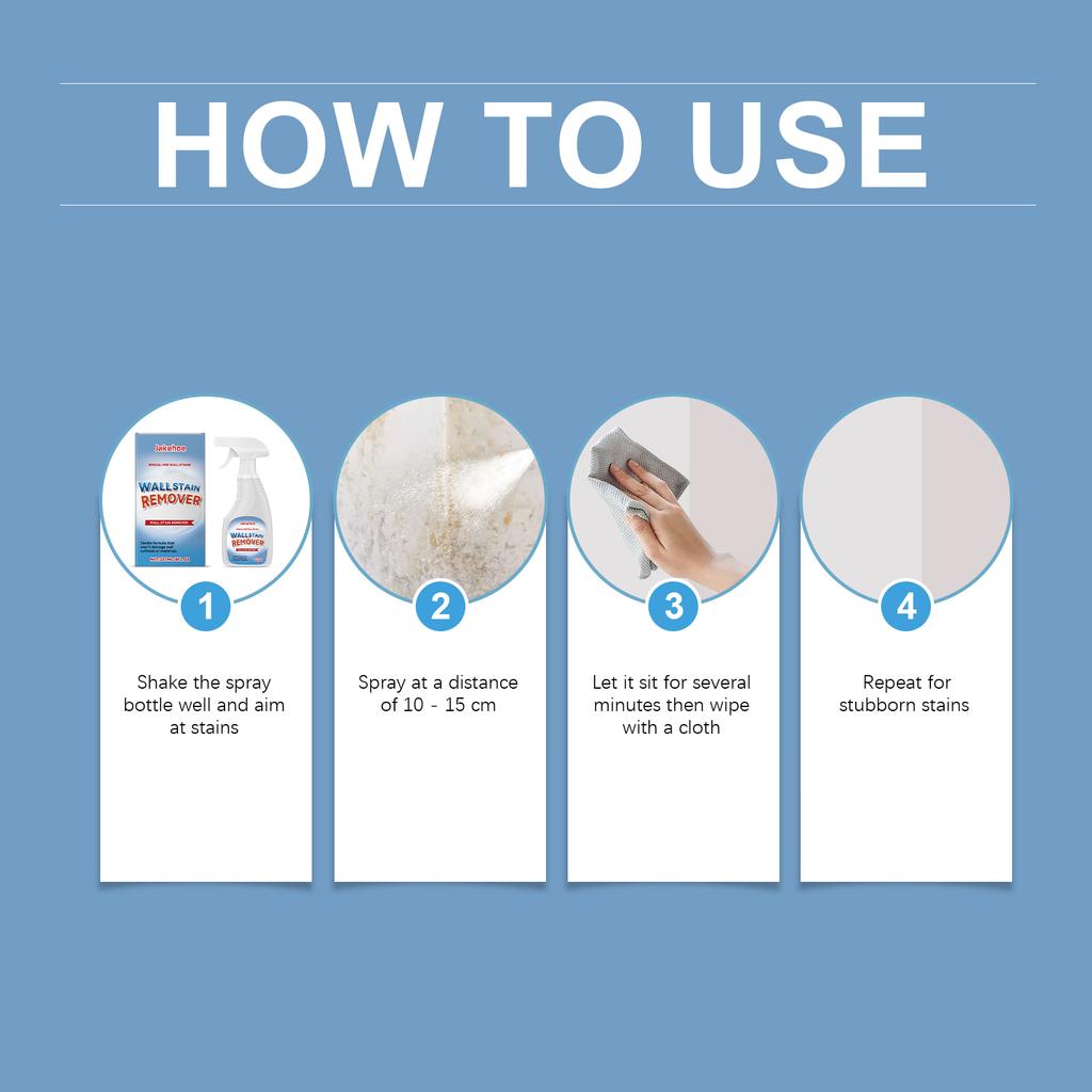 Wall Cleaning Agent Strongly Removing Fungal Spots Eliminate Odor Effectively Prevent Mold Growth Household Mold Remover Cleaner