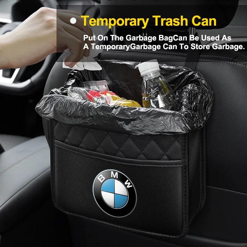 For BMW New Car Accessories Backseat Organizer Bag Travel Storage Box For BMW M Power Performance M3 M5 X1 X3 X5 X6 E46 E39 E36