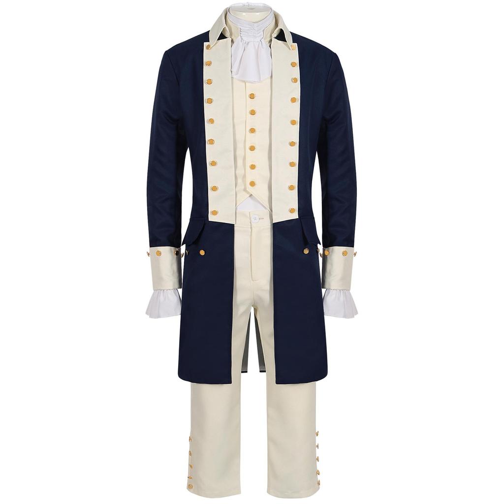 Costume da Cosplay Medievale Principe Reale per Halloween