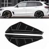 2 ks Pro Bmw X5 X5M G05 2019-2022 Černý boční větrací otvor blatníku