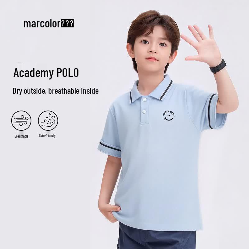 Macarons Boys Summer Casual Polo T-Shirt 140