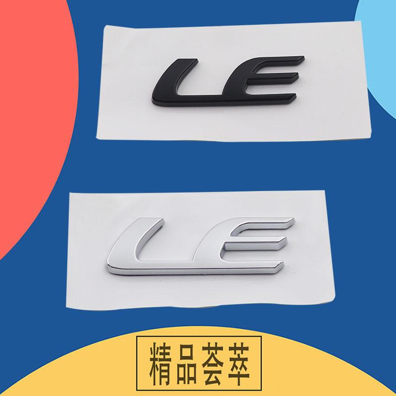 Adesivo Lettere LE Premium in ABS 3D Emblema Badge Paraurti Posteriore Accessori Decorazione Esterna Auto Bagagliaio Posteriore