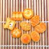 100PCS Mini Food Resin Accessories Bread Cookie Flatback Cabochon for Hair Clips Shoe Hair Accessories Jewelry Crafts