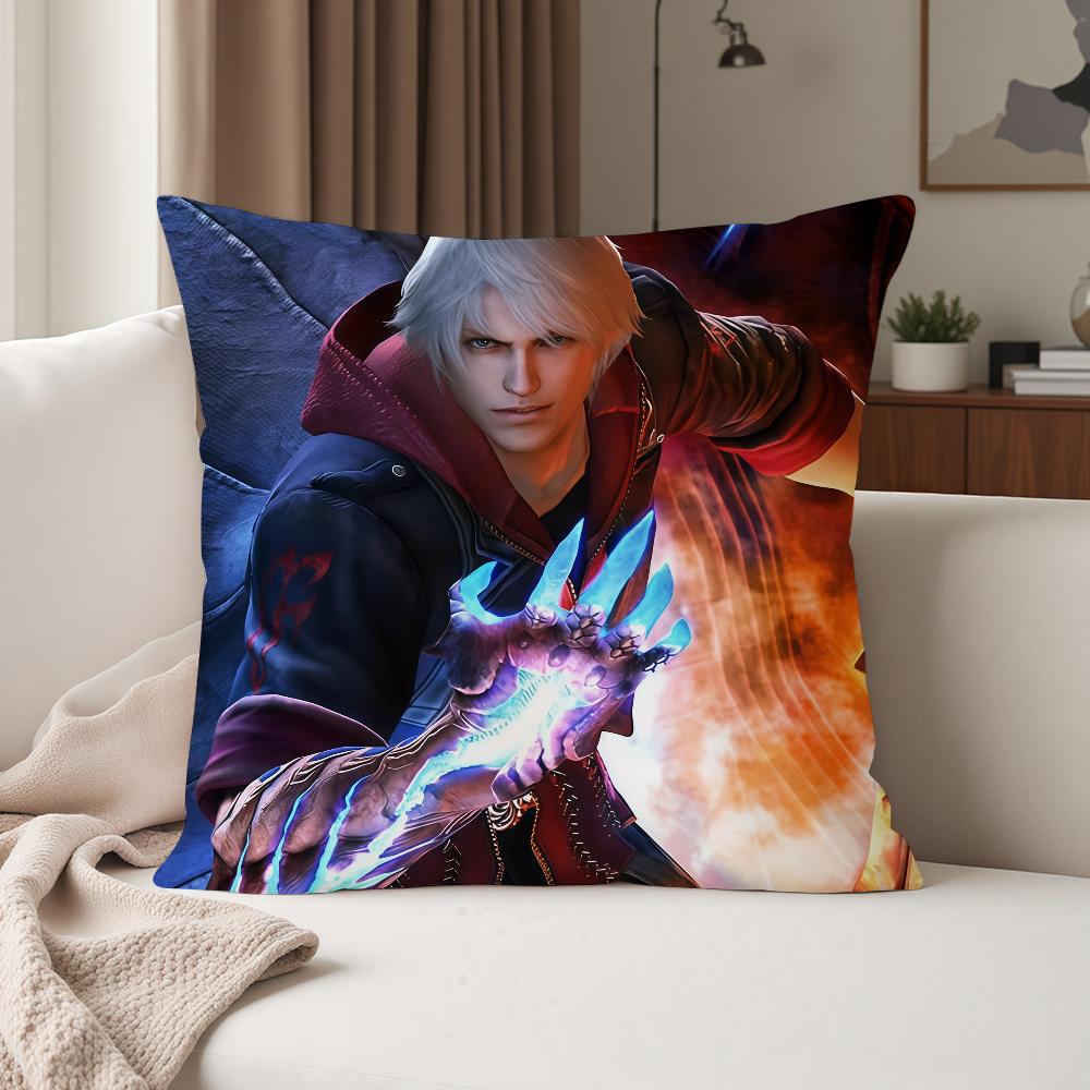 

DDevil Mmay Ccry Games Pillow Case Suitable For Bedrooms Living Rooms Cars Home Decoration 30cmx30cm