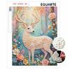 DIY Pearl Art Painting Enchanting Deer Handmade Craft Modern Wall Decor Leisure Relax Activity Nice Gift for Novice Art Practitioners HomeDecor
