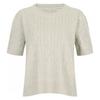 Shop Women S tranSitional Daily verSatile Cable Knit Tee Beige Naru Wkn 20350
