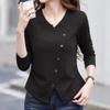 NaVaVa Women V Neck Long sleeVe T shirT nT2890