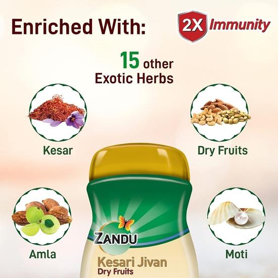 Carbamide Forte Zandu Kesari Jivan Dry Fruits Chyawanprash 900g