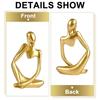 Nordic Home Decoration Abstract Thinker Statue Miniature Resin Sculpture Figurines Home Desktop Decoration Sculpture Ornaments