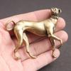 Handmade Copper Zodiac Dog Crafts Dog Miniatures Vintage   Home