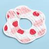 Pure Cotton 360° Baby Saliva Bib - Six-Layer Petal Design
