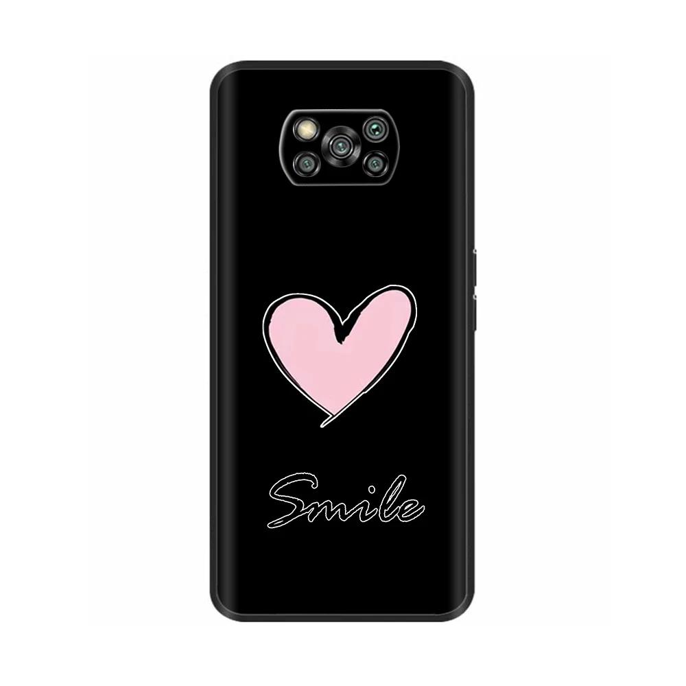Etui na Poco X3 Pro Motyl Serce Miękkie Płynne Silikonowe Pełna Ochrona Etui dla Xiaomi Poco X3 NFC Pokrowiec Dla Poco X3 PocoX3